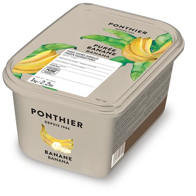 FROZEN PUREE, BANANA, 1 KG
