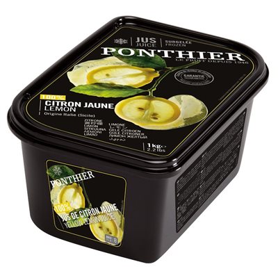 FROZEN PUREE, LEMON 100%, 1 KG