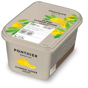 FROZEN PUREE, LEMON 100%, 1 KG