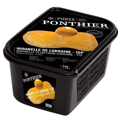 see 655147 FROZEN PUREE, MIRABELLE PLUM, 1 KG