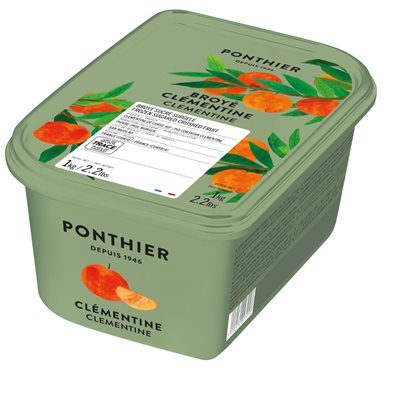 FROZEN PUREE, CLEMENTINE CRUSHED 12% SUGAR, 1 KG
