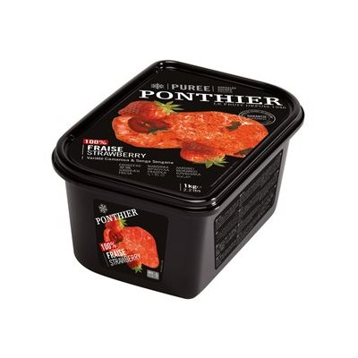 FROZEN PUREE, STRAWBERRY, 100%, 1 KG