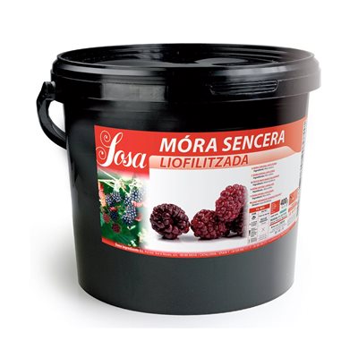 FREEZE DRIED WHOLE BLACKBERRY, 400GR