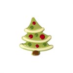 CHRISTMAS TREE, WHITE CHOC, 12.5 G,  118 PCS