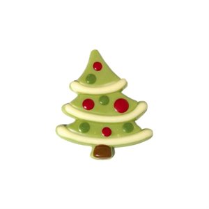CHRISTMAS TREE, WHITE CHOC, 12.5 G, 118 PCS