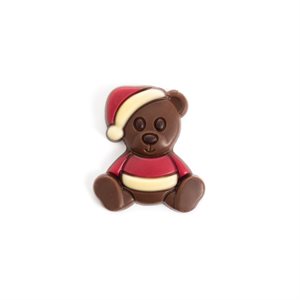 HOLIDAY TEDDY BEAR MILK CHOCOLATE, APPROX 118PC