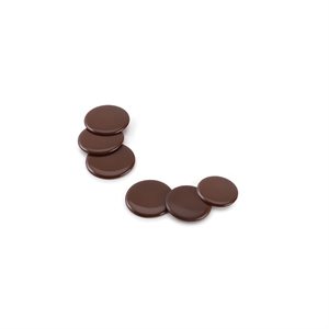 44% PEA PROTEIN DARK COUVERTURE COINS, 22 LBS / 10 KG 