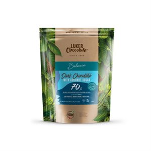 70% COCONUT SUGAR DARK COUVERTURE, 5.5 LBS / 2.5 KG 