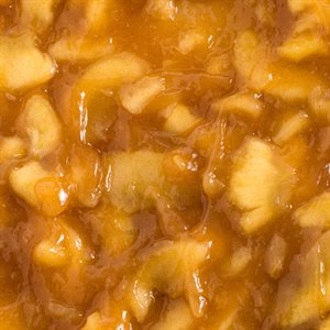 SPICED APPLE FRUIT FILLING, WITH WEDGES, 10 LBS / 4.53 KG 