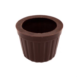 CHOCOCLATE CUP RAHMCHUBELI Dark, 3.4cmx2.5cm /  1.3inx1in, 240PCS