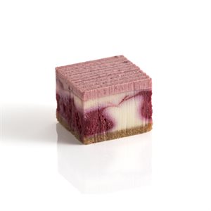 RASPBERRY MINI CHEESECAKE 1.45X1.6 IN, 210PC