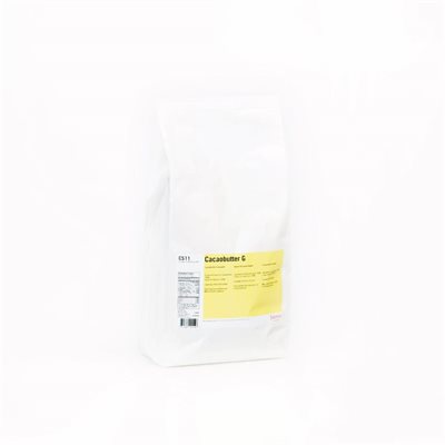 COCOA BUTTER 100% GRATED, 5.5 LBS / 2.5 KG
