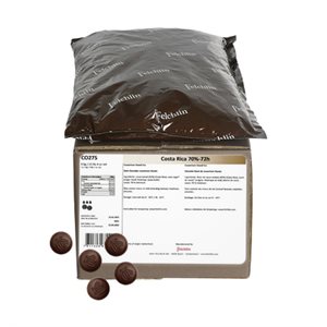 COUVERTURE COSTA RICA 70%-72H, DARK RONDO 2X6KG
