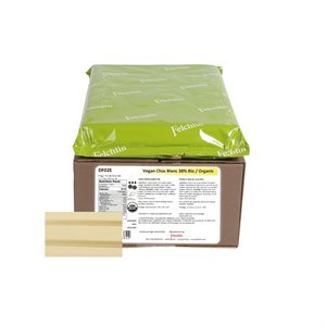 BLANC 38% VEGAN WHITE CHOC CONFECTIONARY MASS, ORGANIC, 11lbs / 5kg (2 x 2.5kg)