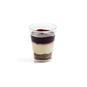 GLUTEN-FREE & VEGAN LEMON BLUEBERRY CHEESECAKE VERRINE CUP, 2.23 FL OZ, 140 PCS