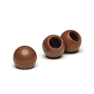 TRUFFLE SHELL MILK CHOC 2.5 CM, 504PCS