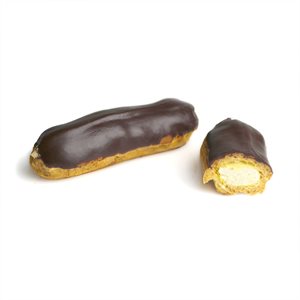 VANILLA ECLAIR, DARK CHOC TOPPED, 2.25OZ. (18 CT.)