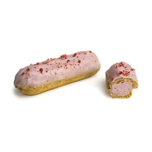 STRWBRY ECLAIR, WHITE CHOC TOPPED, 2.25OZ. (18CT.)