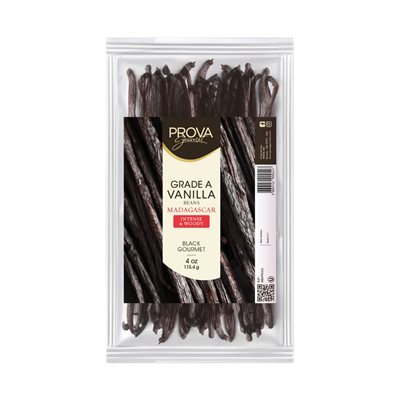 VANILLA BEANS, MADAGASCAR BOURBON, GRADE A, 8OZ
