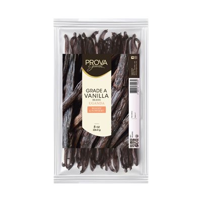 VANILLA BEANS, UGANDA, GRADE A, 4OZ
