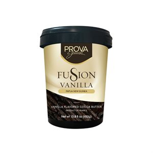 VANILLA FUSION, VANILLA-FLAVORED COCOA BUTTER, 450G