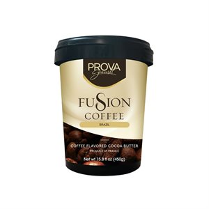 BRAZILIAN COFFEE FUSION, COFFEE-FLAVORED COCOA BUTTER, 450G