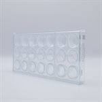 POLYCARBONATE MOLD CUP ROUND 27.5X13.5X2.4CM