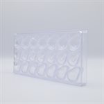 POLYCARBONATE MOLD PEAR 27.5X13.5X2.4CM