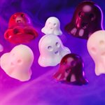 POLYCARBONATE CHOCOLATE MOULD GHOST CW12197