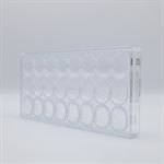 POLYCARBONATE MOLD NUT SINGLE 27.5X13.5X2.4CM