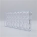 POLYCARBONATE MOLD NUT SINGLE 27.5X13.5X2.4CM