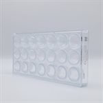 POLYCARBONATE MOLD CHERRY / EYE 27.5X13.5X2.8CM