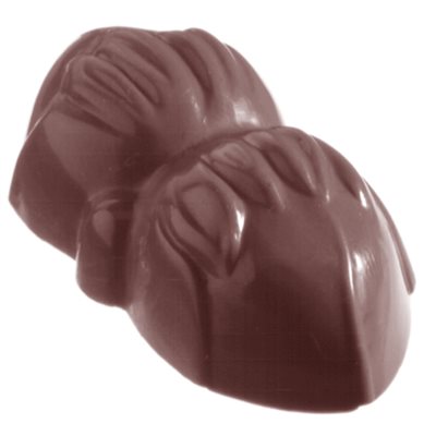 POLYCARBONATE MOLD HAZELNUT DOUBLE 27.5X13.5X2.4CM