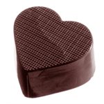 POLYCARBONATE MOLD HEART SQUARE 27.5X13.5X2.4CM