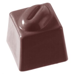 POLYCARBONATE MOLD COFFEE BEAN 27.5X13.5X2.8CM