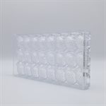 POLYCARBONATE MOLD PINEAPPLE 27.5X13.5X2.4CM