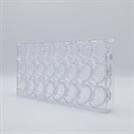 POLYCARBONATE MOLD PINEAPPLE 27.5X13.5X2.4CM