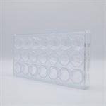 POLYCARBONATE MOLD DIAMOND 27.5X13.5X2.4CM