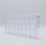 POLYCARBONATE MOLD BALLOTIN 27.5X13.5X2.4CM