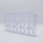 POLYCARBONATE MOLD TRIANGLE 27.5X13.5X2.4CM