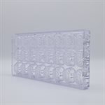 POLYCARBONATE MOLD CROWN 27.5X13.5X2.4CM