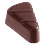 POLYCARBONATE MOLD PINEAPPLE PIECE 27.5X13.5X2.4CM