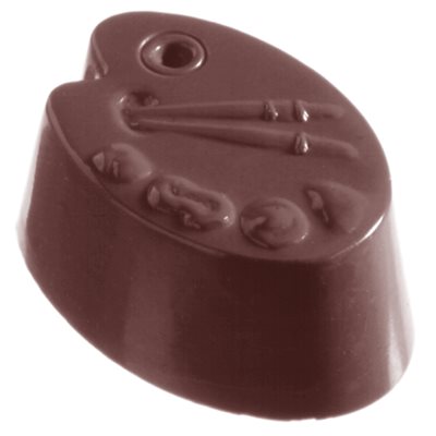 POLYCARBONATE MOLD PAINTERS PALET 27.5X13.5X2.4CM