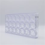 POLYCARBONATE MOLD PAINTERS PALET 27.5X13.5X2.4CM