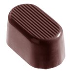 POLYCARBONATE MOLD OVAL SHADED 27.5X13.5X2.6CM