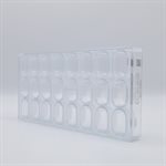 POLYCARBONATE MOLD OVAL SHADED 27.5X13.5X2.6CM