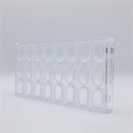 POLYCARBONATE MOLD SMALL LEAF LONG 27.5X13.5X2.4CM