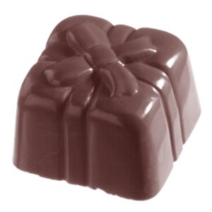 POLYCARBONATE MOLD PRESENT 27.5X13.5X2.4CM