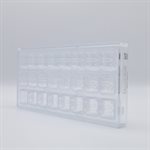 POLYCARBONATE MOLD PRESENT 27.5X13.5X2.4CM