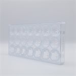 POLYCARBONATE MOLD TRUFFLE 27.5X13.5X2.4CM
